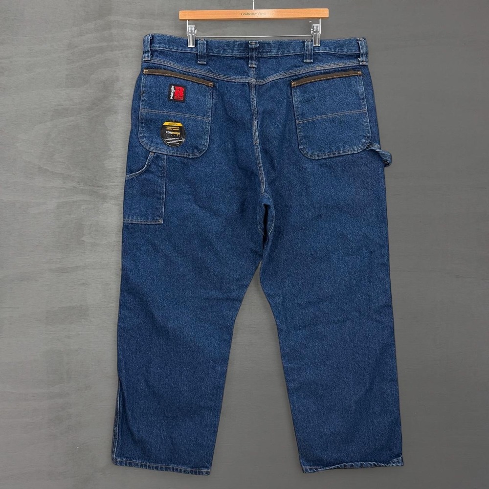 NEW Wrangler Riggs Workwear Carpenter Jeans Blue Utility Denim 3W020AI 42 x 30